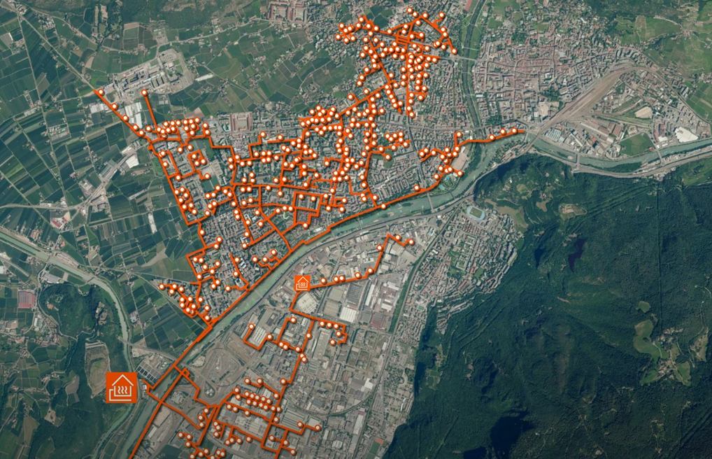 Rete di ampliamento teleriscaldamento di Bolzano